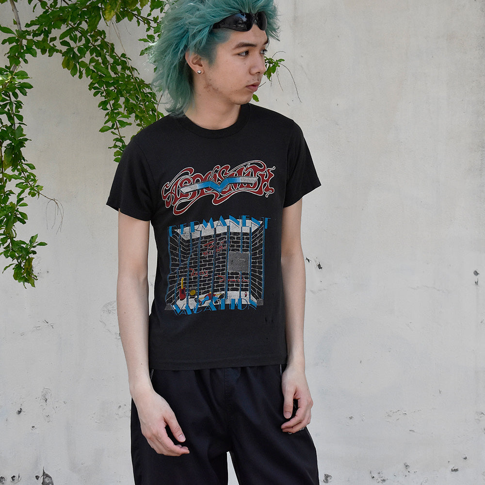 80's Aerosmith “Permanent Vacation“ The Vacation Tour 1987 Tシャツ 250513H