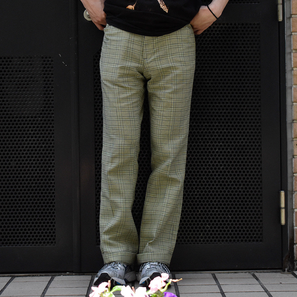 70's チェック柄 スラックスパンツ SCOVILLジップ 250619H