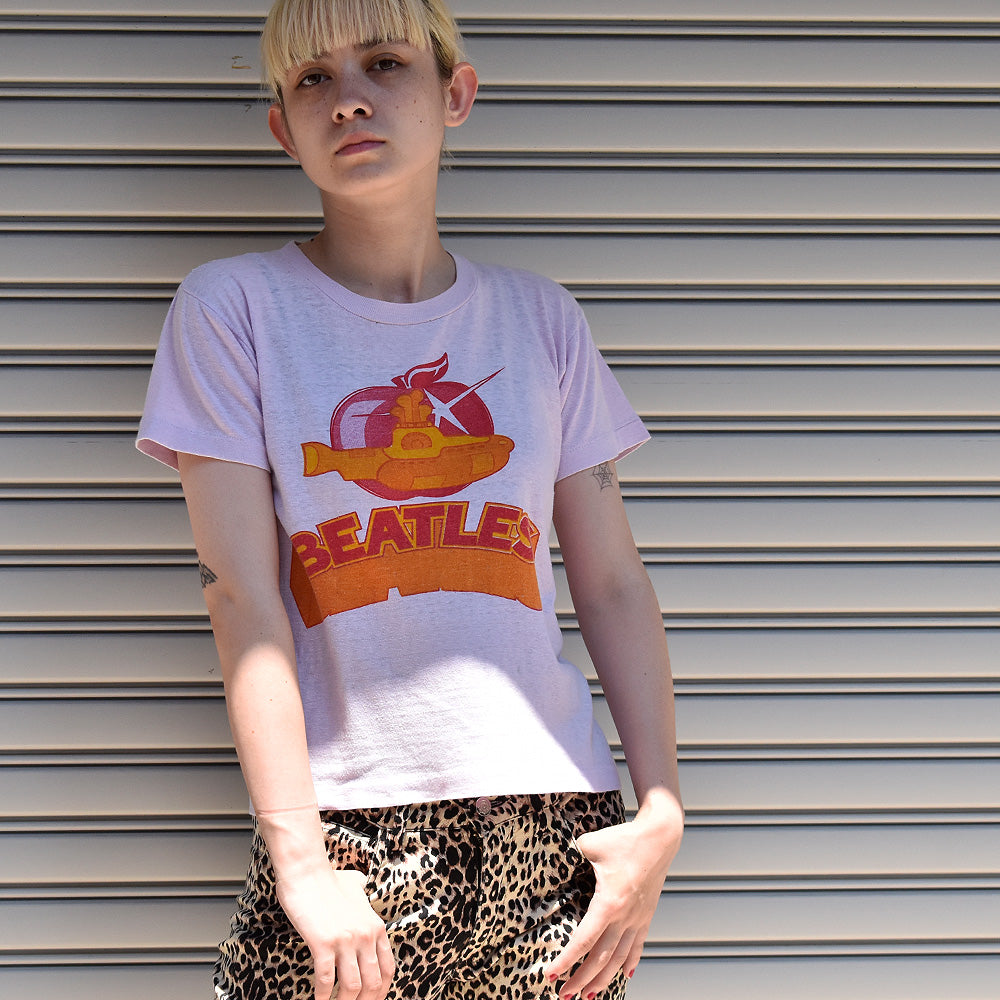 60's～　THE BEATLES/ザ・ビートルズ　"Yellow Submarine" Tee　230726H
