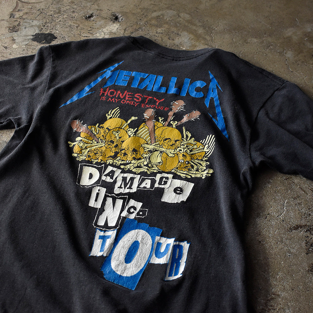 80's Metallica×Pushead “Damage Inc.” Tour Tシャツ 240416H