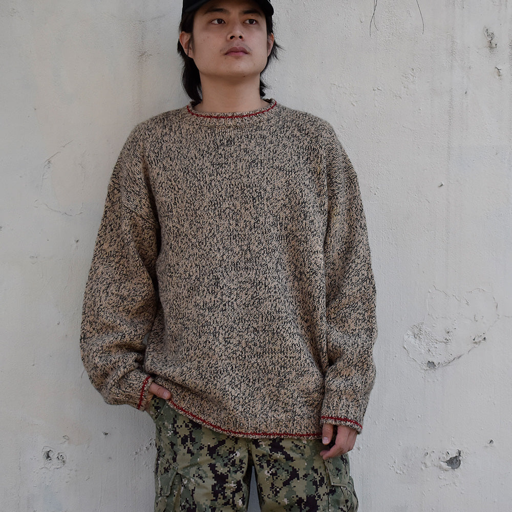 Y2K Eddie Bauer ウールニットセーター 231024H