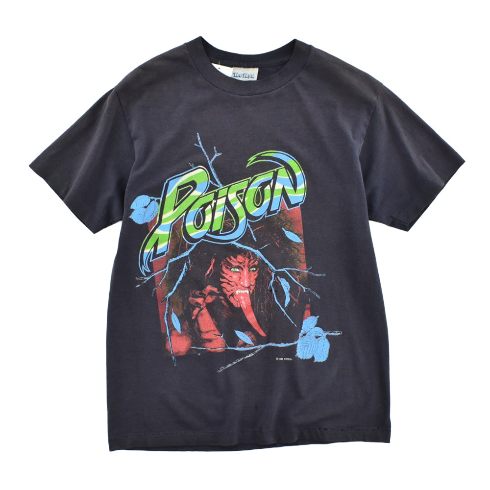 80's POISON "OPEN UP AND SAY... AHH!" メタル ロックTシャツ 260526H