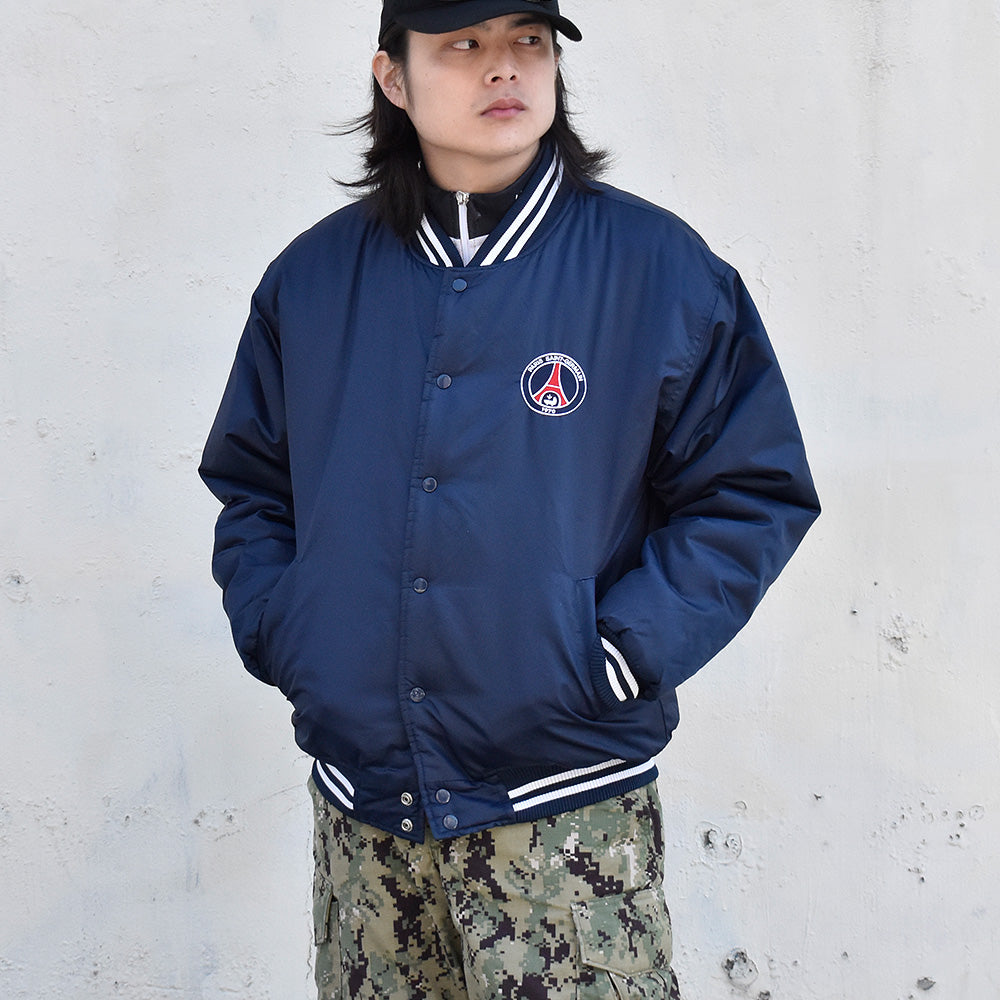 Y2K “Paris Saint-Germain” 中綿入りナイロンジャケット 240311H