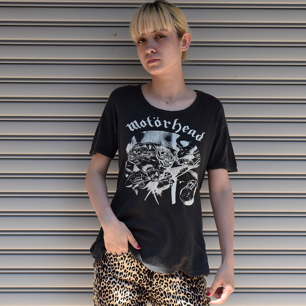 70's　motörhead/モーターヘッド　"BOMBER" Tour Tee　Euro製　"Noirshirt掲載"　230726HYY