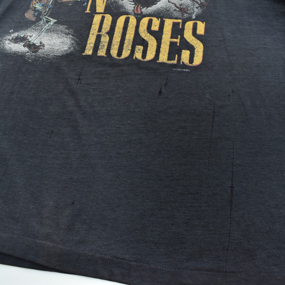 80's Guns N' Roses "APPETITE FOR DESTRUCTION" 発禁 ロックTシャツ 260825H