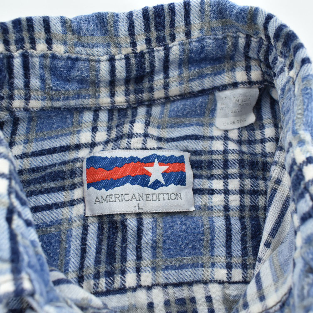 90's AMERICAN EDITION ライト フランネルシャツ USA製 260904H