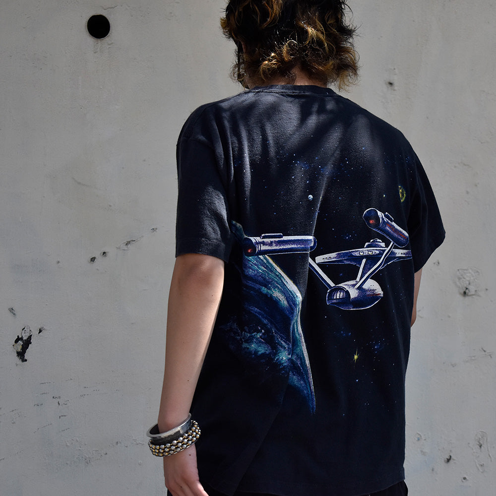 90's　 STAR TREK/ スタートレック　25th Anniversary　宇宙Tee　USA製　230913H