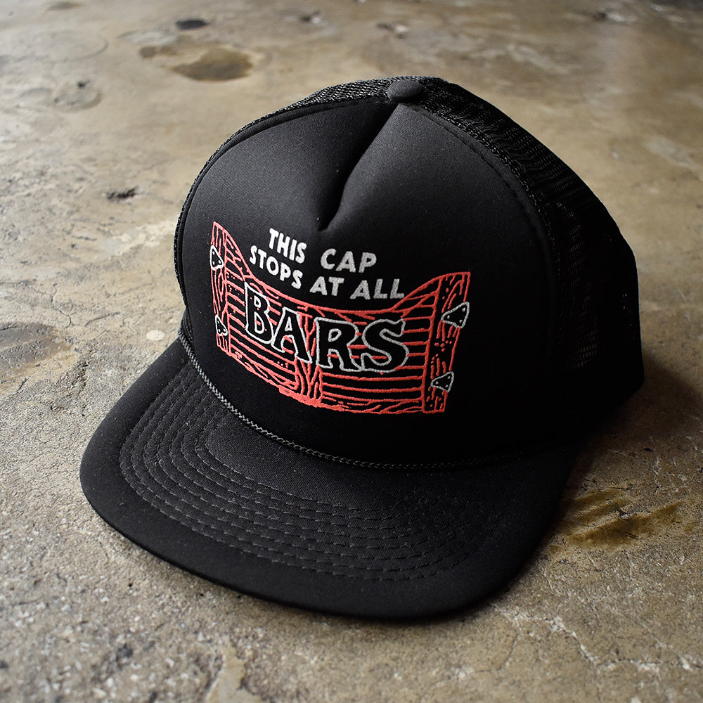 This cap stops at all bars メッシュキャップ 90年代〜 デッドストック ヴィンテージ