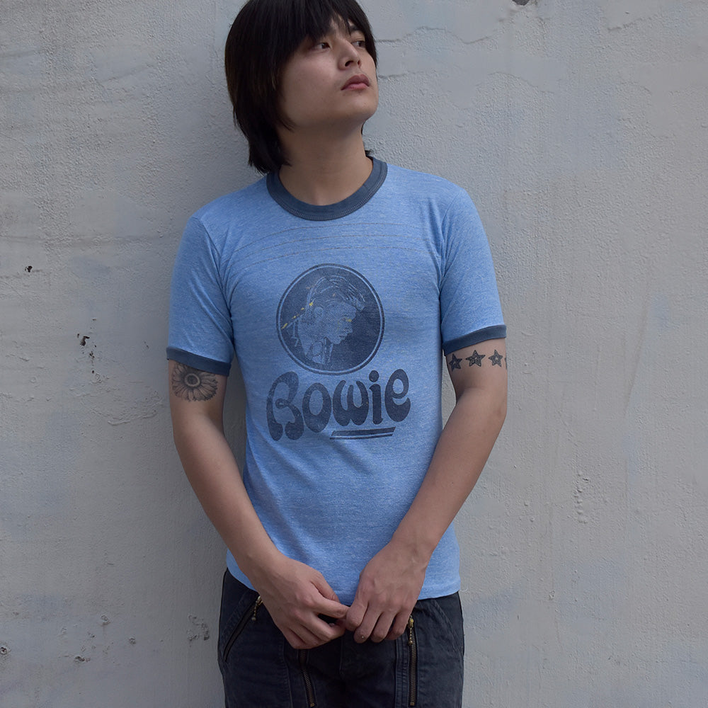 70's David Bowie リンガーTシャツ 231011HY33