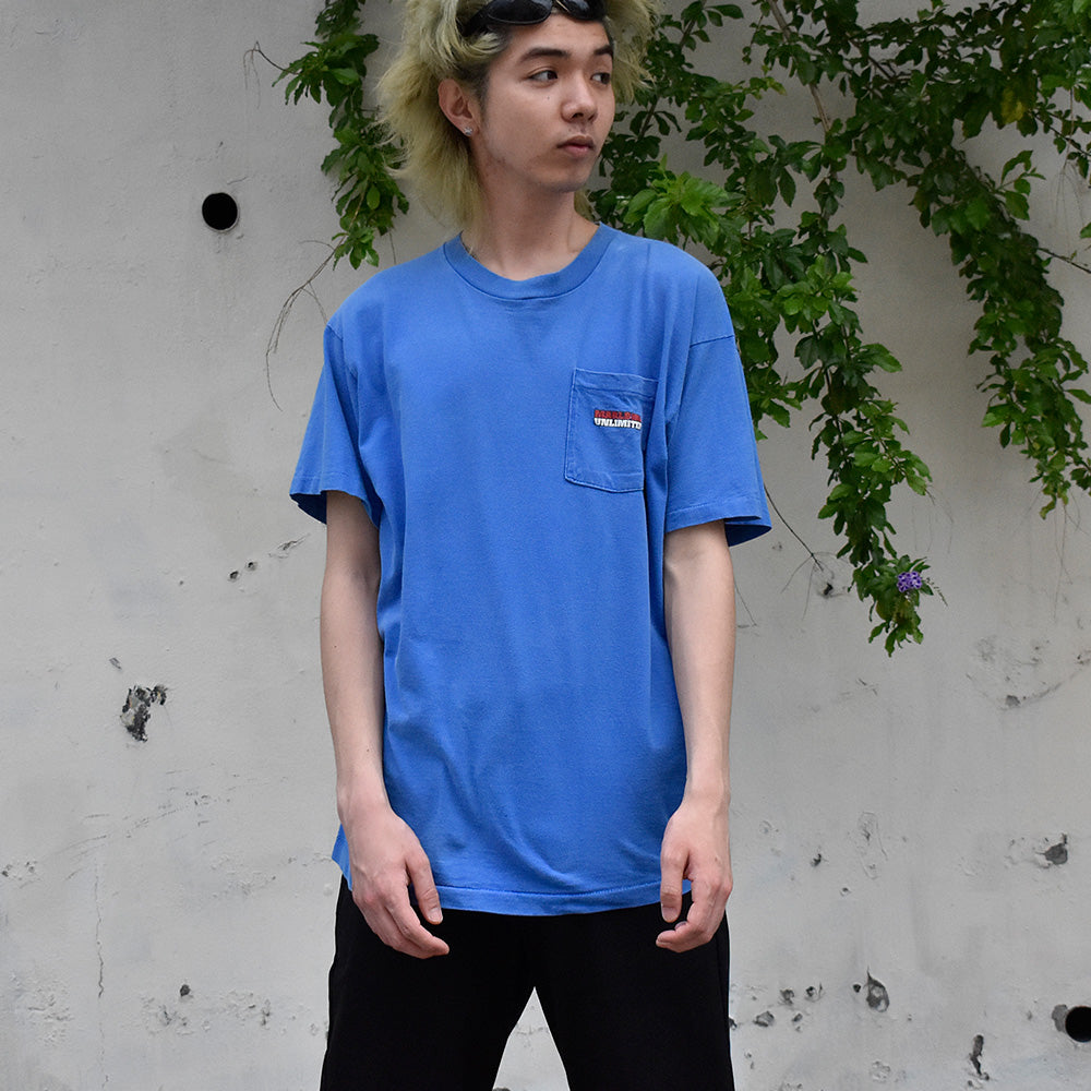 90's Marlboro “Marlboro UNLIMITED“ ポケットTシャツ USA製 250604H