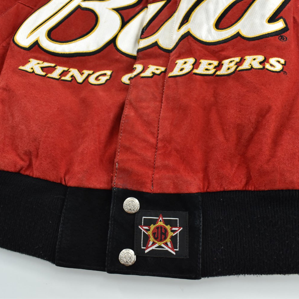 Y2K CHASE by JH Design "Budweiser #8" スウェード レーシングジャケット 260922H