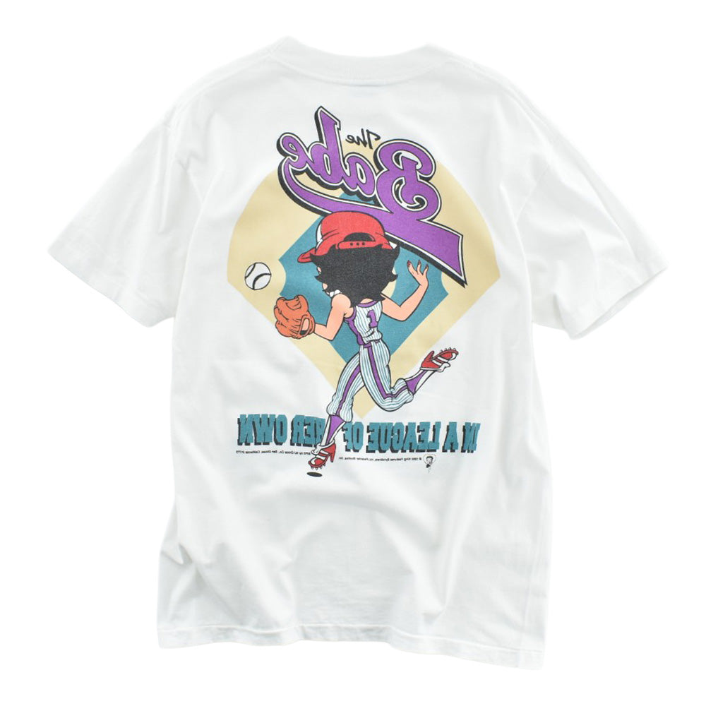 90's Betty Boop "The Babe" ベースボール キャラT USA製 260821H