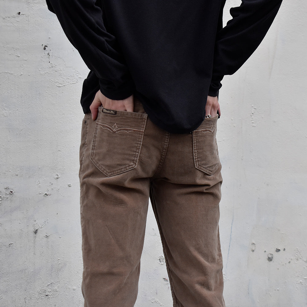 80's Levi's “Movin' On” ベロアフレアパンツ 231227H
