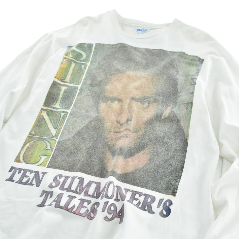 90's STING "TEN SUMMONER'S TALES" L/S ロックTシャツ 260317H