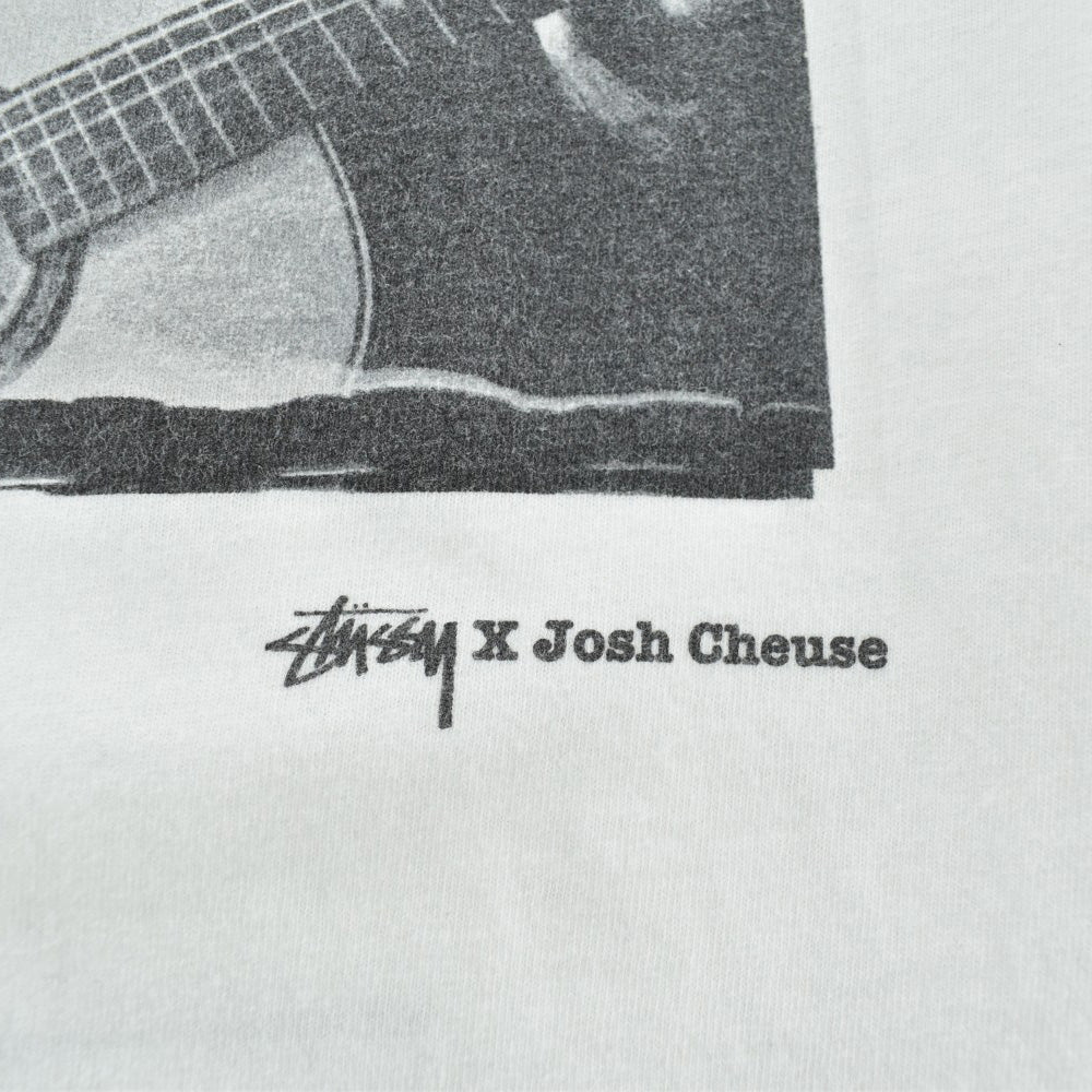 Y2K STUSSY × Josh Cheuse "Rockers Galore" Joe Strummer フォトT 260911H