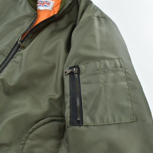 90's MA-1 Type Flight Jacket 中綿ジャケット UK製 261002H