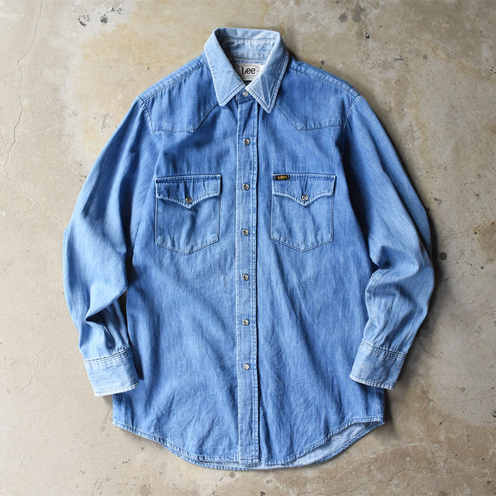 70’s Lee デニム ウェスタンシャツ 251007H