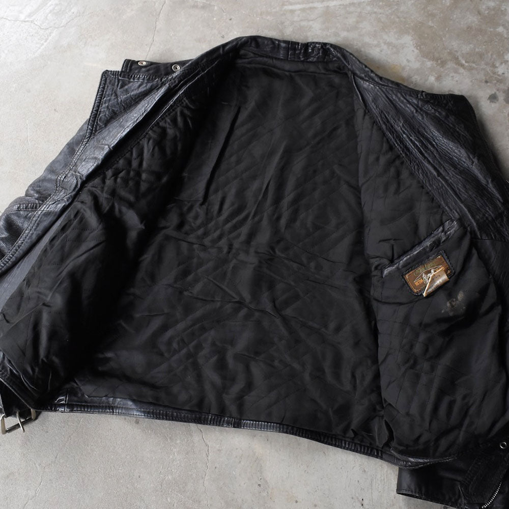 80’s Jordano ダブルジップ レザージャケット 251104H