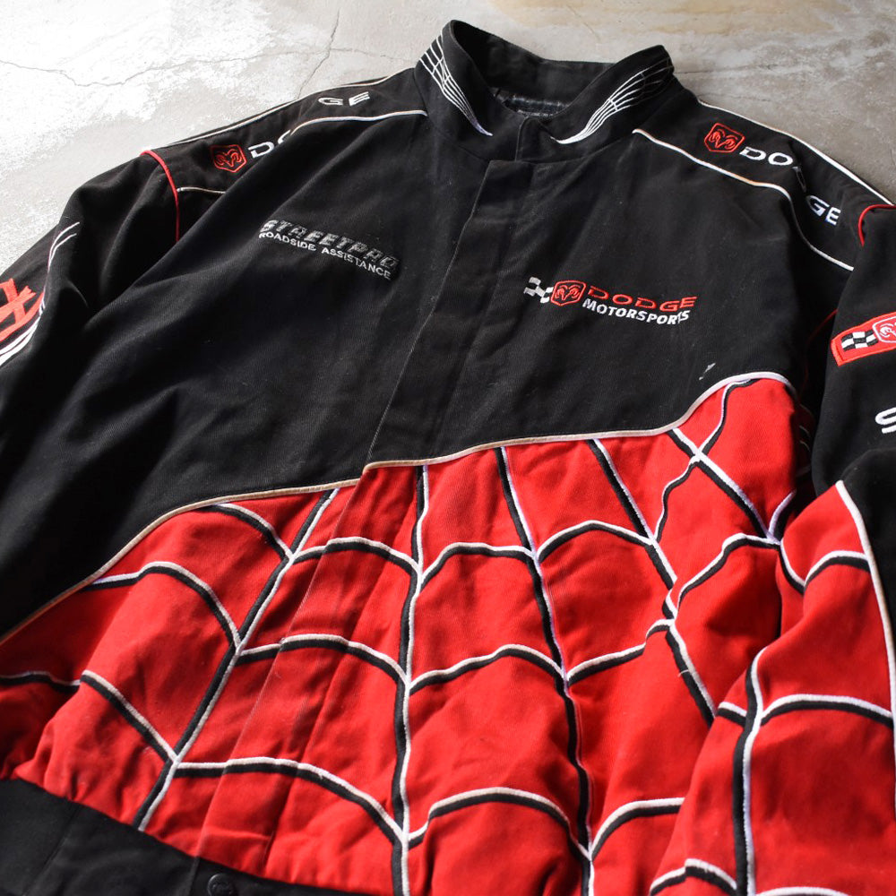 90’s DODGE “Spiderman” レーシングジャケット 251111H