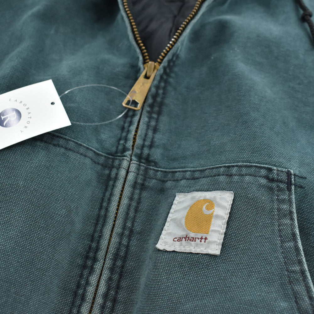 90’s Carhartt JQ243 ハンターグリーン アクティブジャケット 261020H