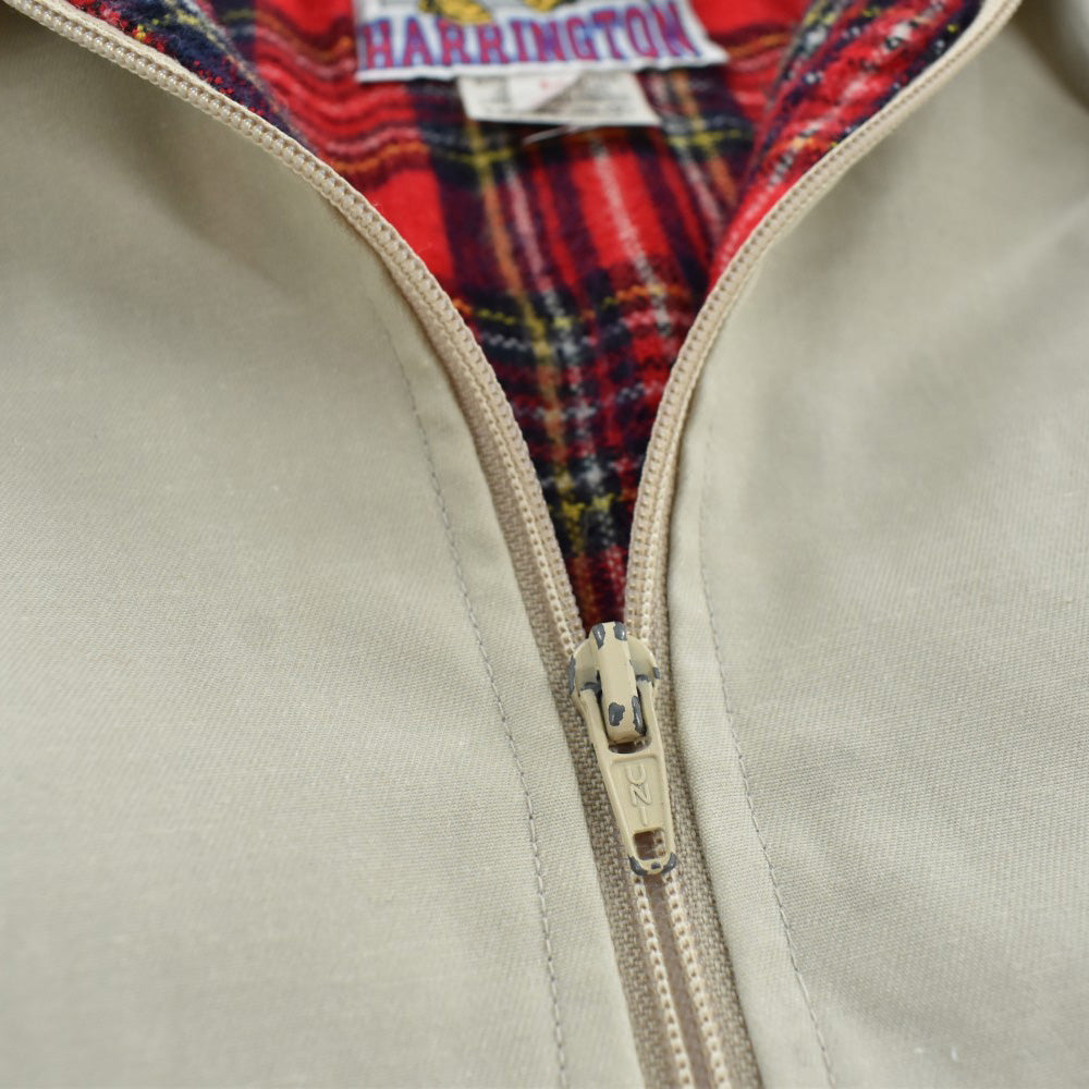 90’s UK製 Harrington Jacket スイングトップ ベージュ 261016H