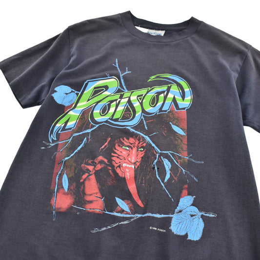 80's POISON "OPEN UP AND SAY... AHH!" メタル ロックTシャツ 260526H