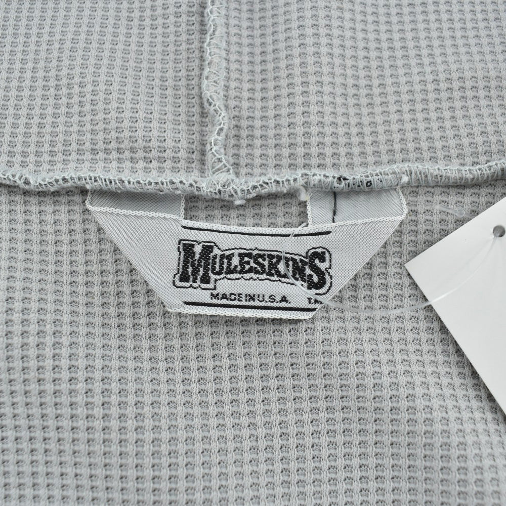 80's MULESKINS サーマルライナー フルジップ スウェットパーカー USA製 260908H