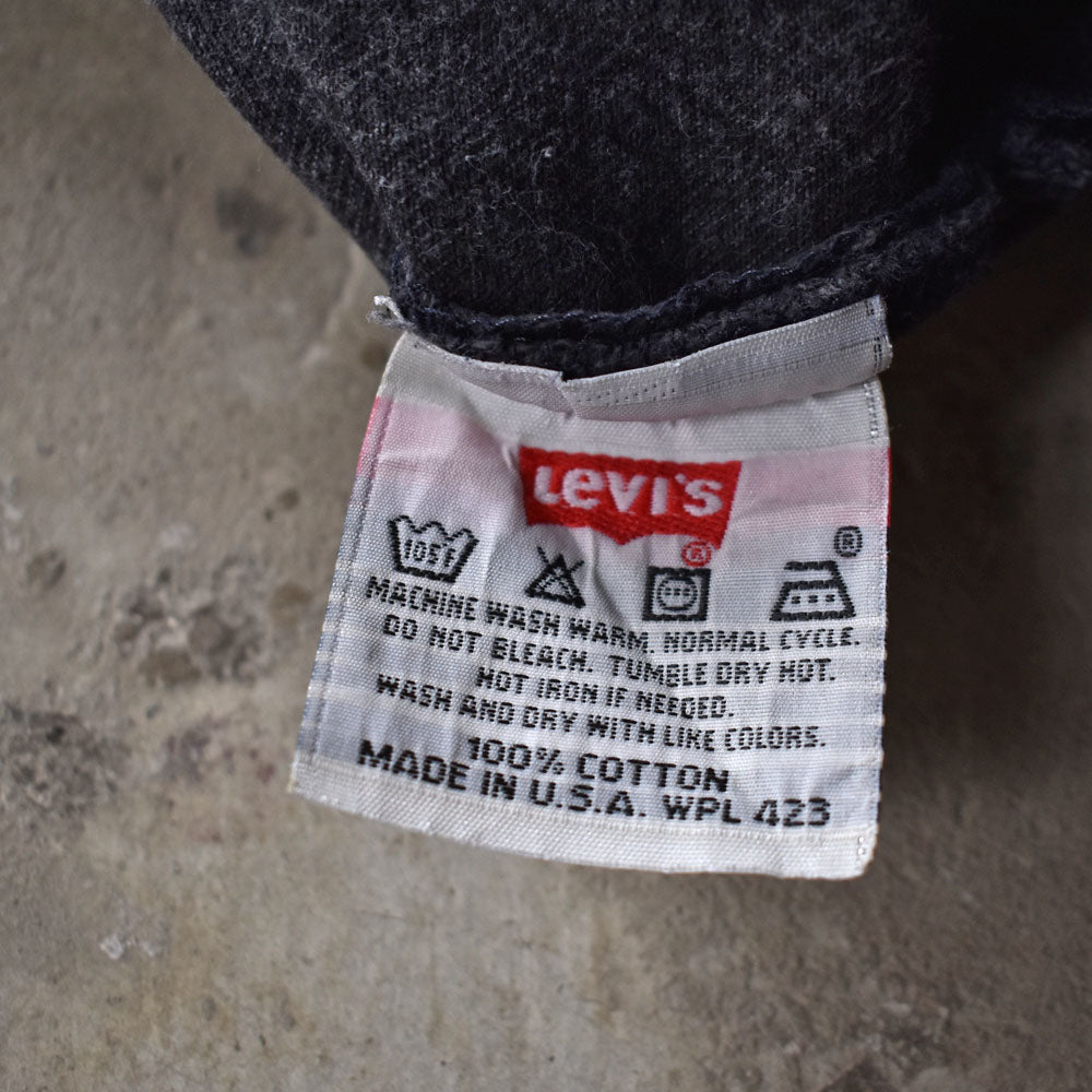 90's　Levi's/リーバイス　501ブラックデニムパンツ　USA製　230609