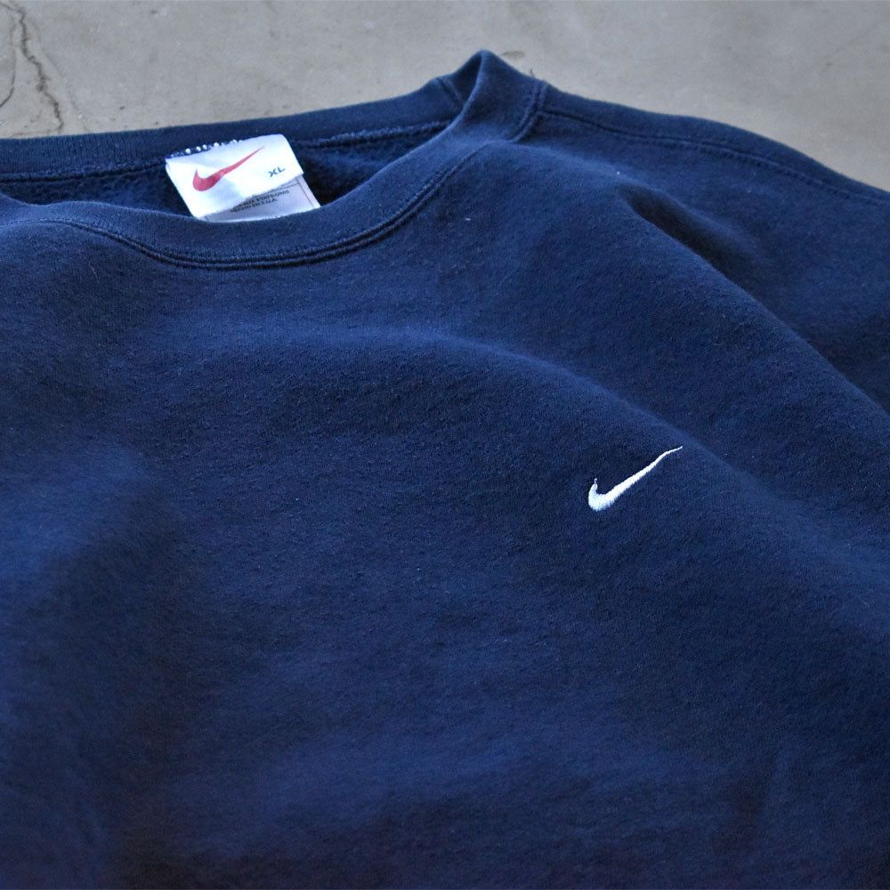 90’s NIKE small swoosh 刺繍ロゴ スウェット 241202