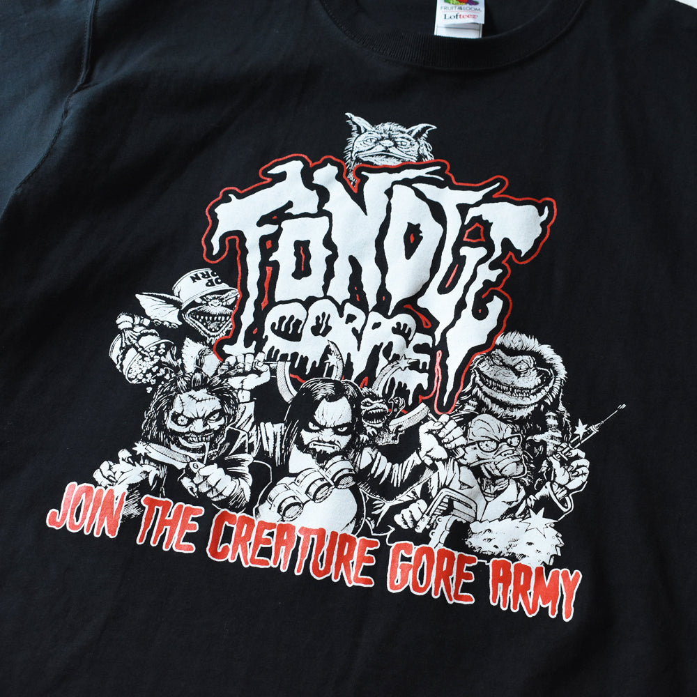 デッドストック！ Fondlecorpse "Creature Gore Army" Tシャツ 250909