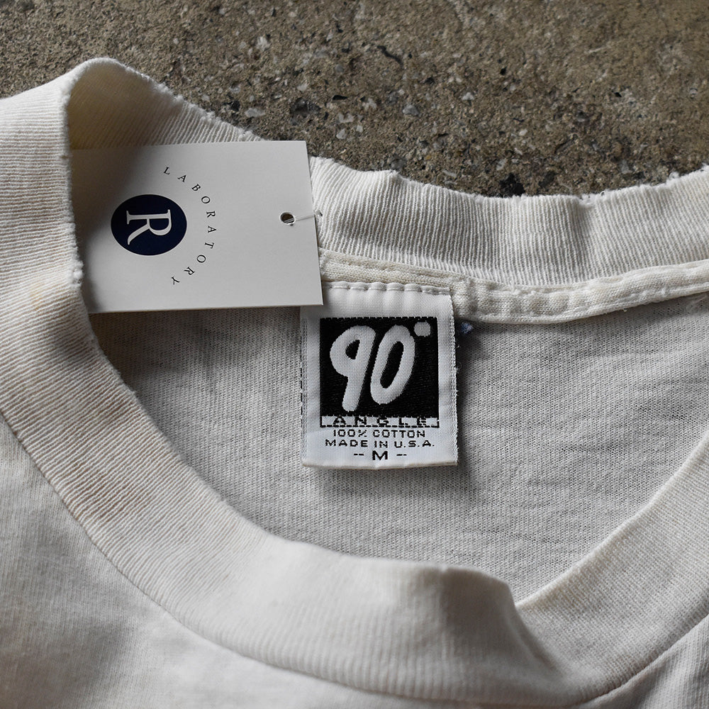 90's “Ying-yang＆Smile＆Peace” ロゴ カットオフTシャツ USA製 240812H