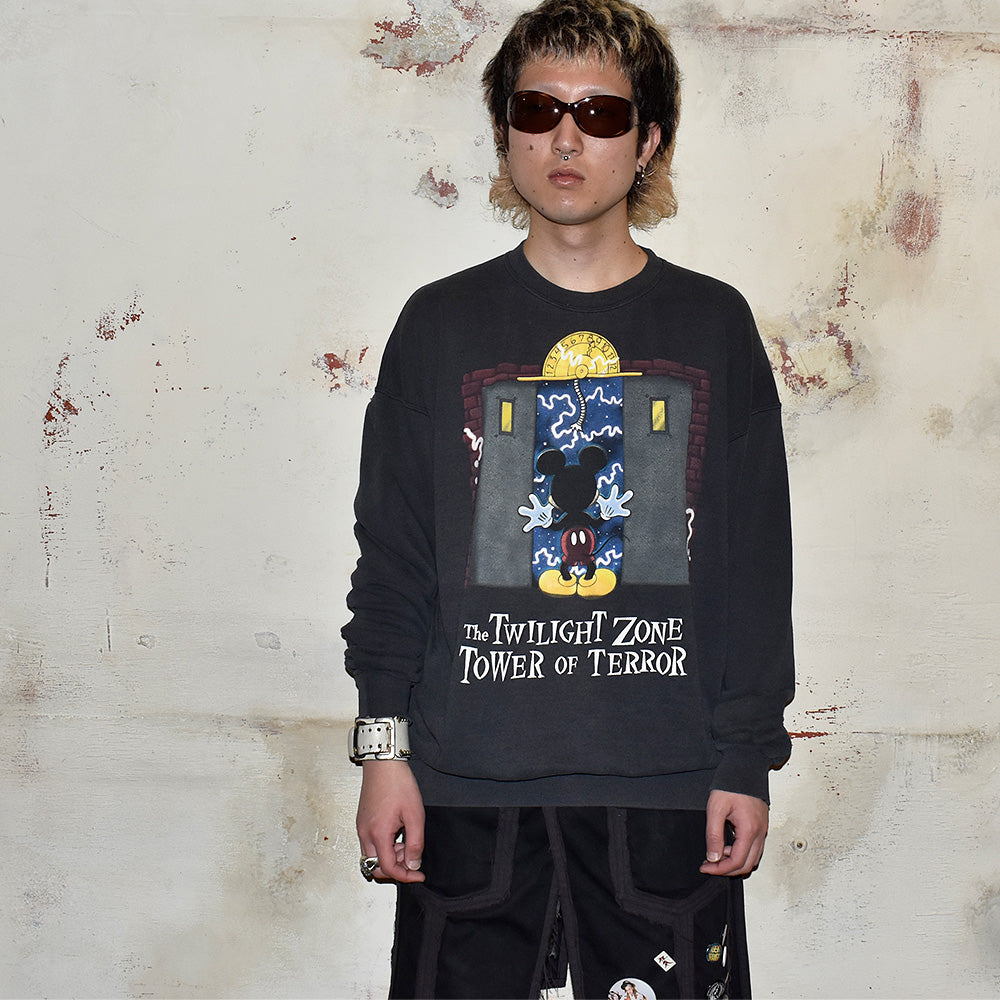 90's Disney “The Twilight Zone Tower of Terror” スウェット USA製 240501H