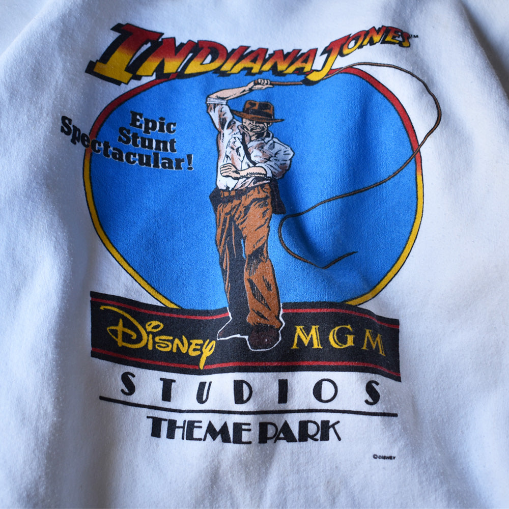80's Disney “Indiana Jones” クルーネック スウェット USA製 231119H