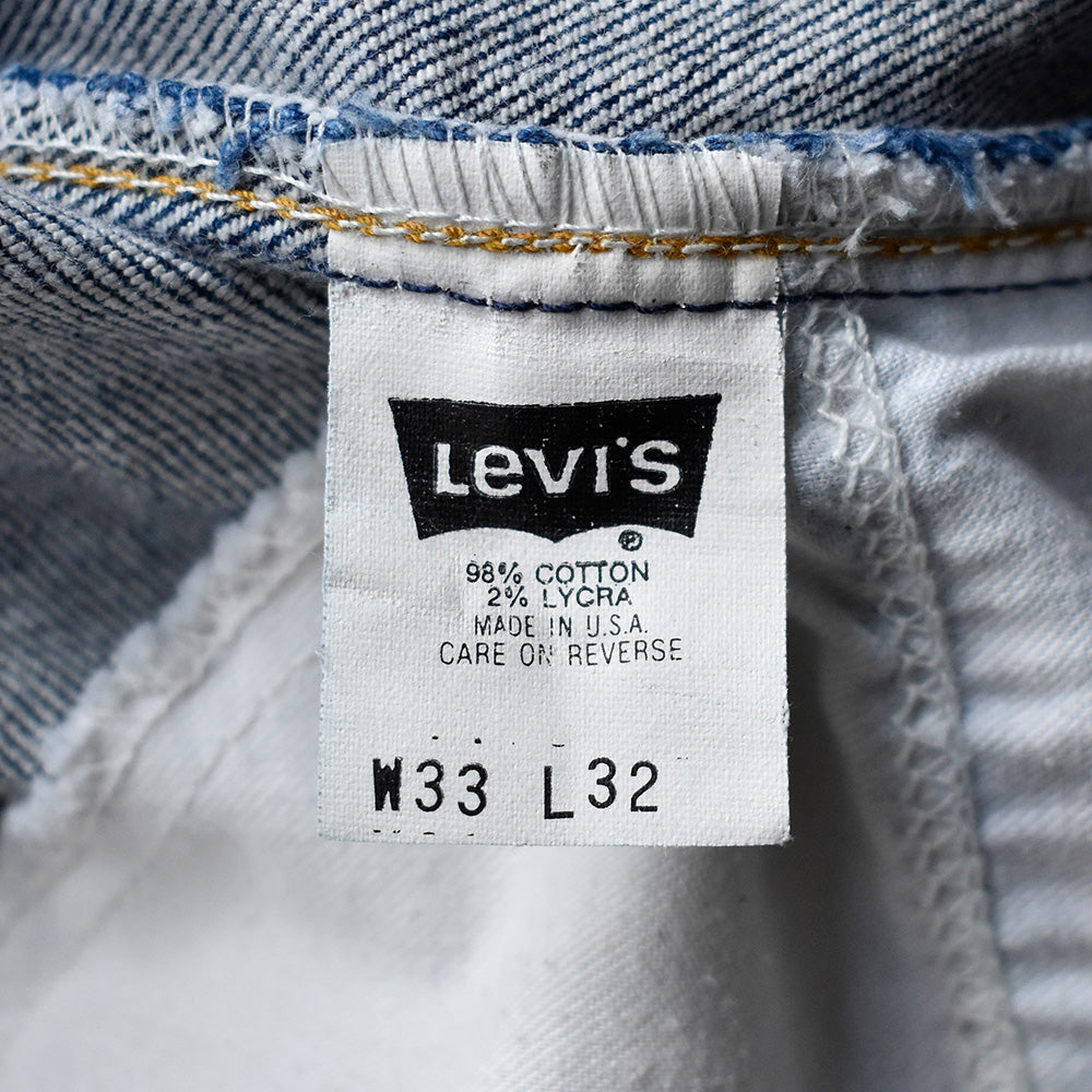 90's Levi's 517 ストレッチ ブーツカットデニムパンツ オレンジタブ USA製 240619H