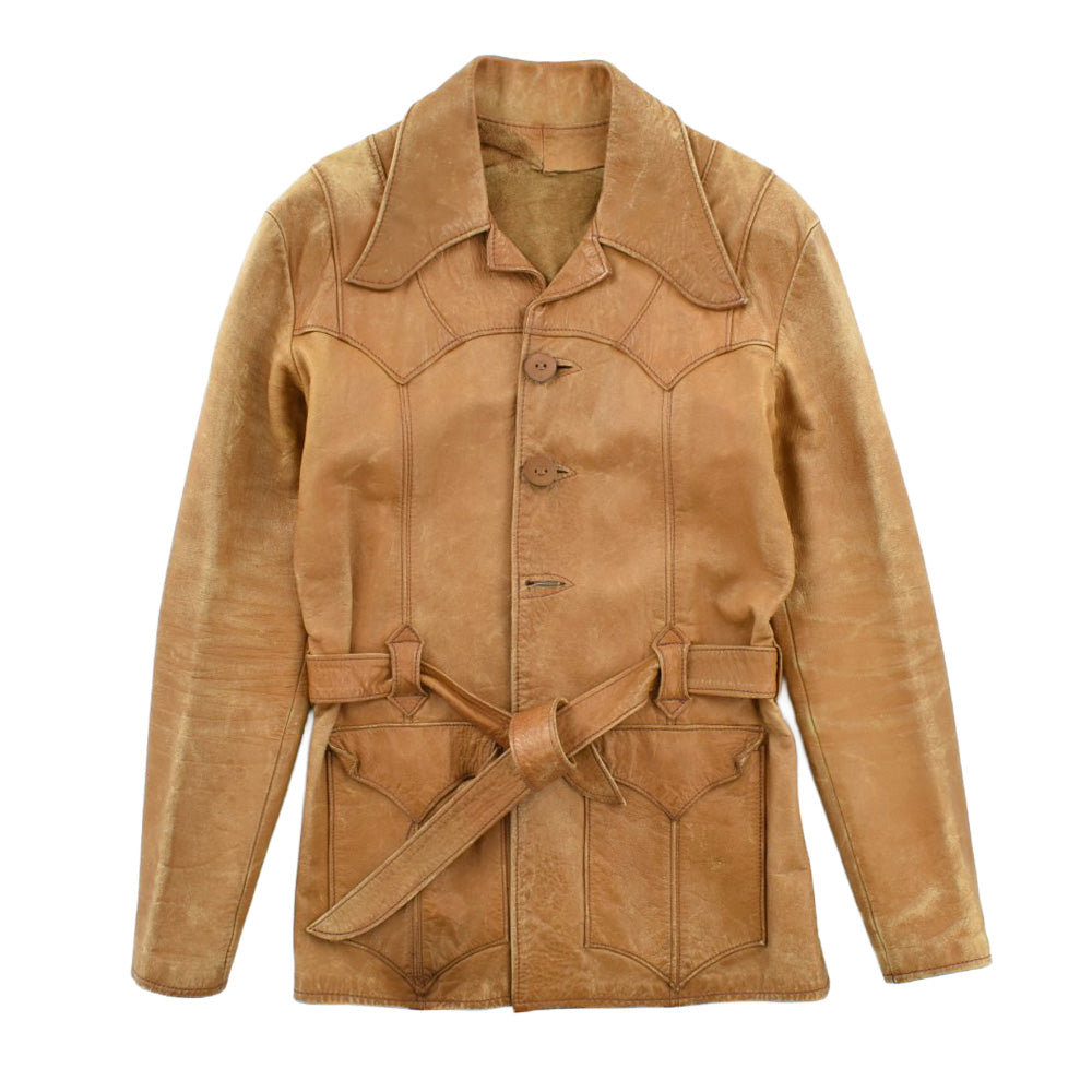 70's East West Musical Instruments "YUCCA" レザーコート  260109H