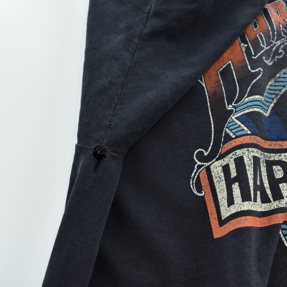 90's HARLEY-DAVIDSON / 3D EMBLEM "Hard Times Don't Last" ハーレーT 260623H