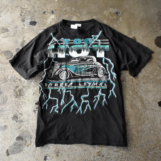 90’s AMERICAN THUNDER “TOO HOT” Hot Rod Tシャツ USA製 250803H