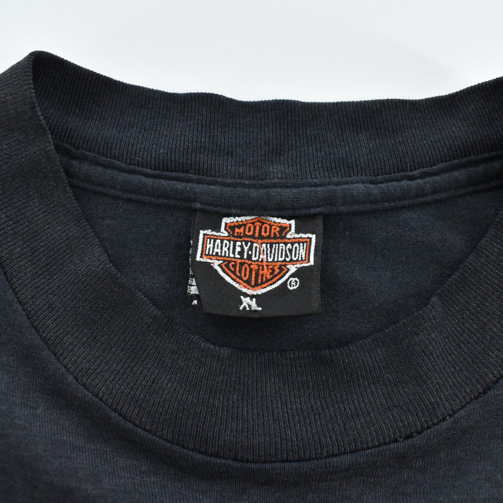 90's HARLEY-DAVIDSON / 3D EMBLEM "Hard Times Don't Last" ハーレーT 260623H