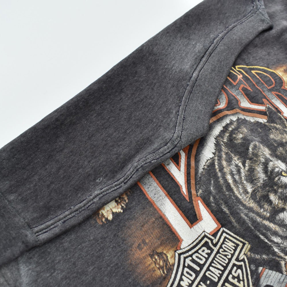 90's Harley-Davidson/3D EMBLEM "Leader of the Pack" ハーレーT 260703H