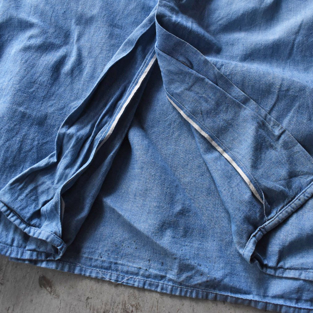 50’s US NAVY シャンブレーシャツ 耳付き ステンシル入り 251216H