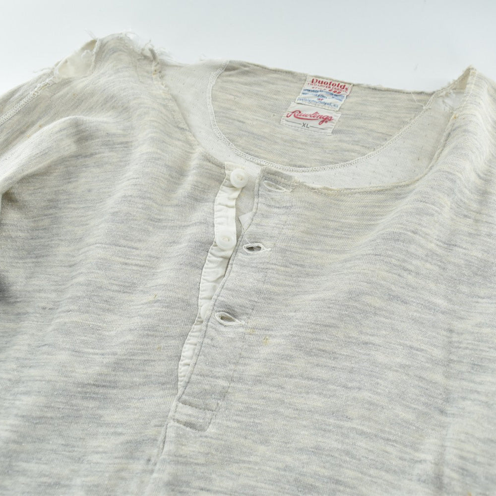 50's Duofold × Rawlings Two Layer ヘンリーネックTシャツ 260313H