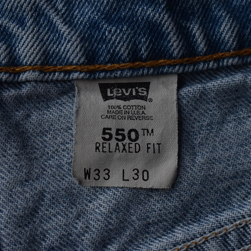 90's　Levi's/リーバイス　550　ペンキ！　デニムパンツ　USA製　230711H