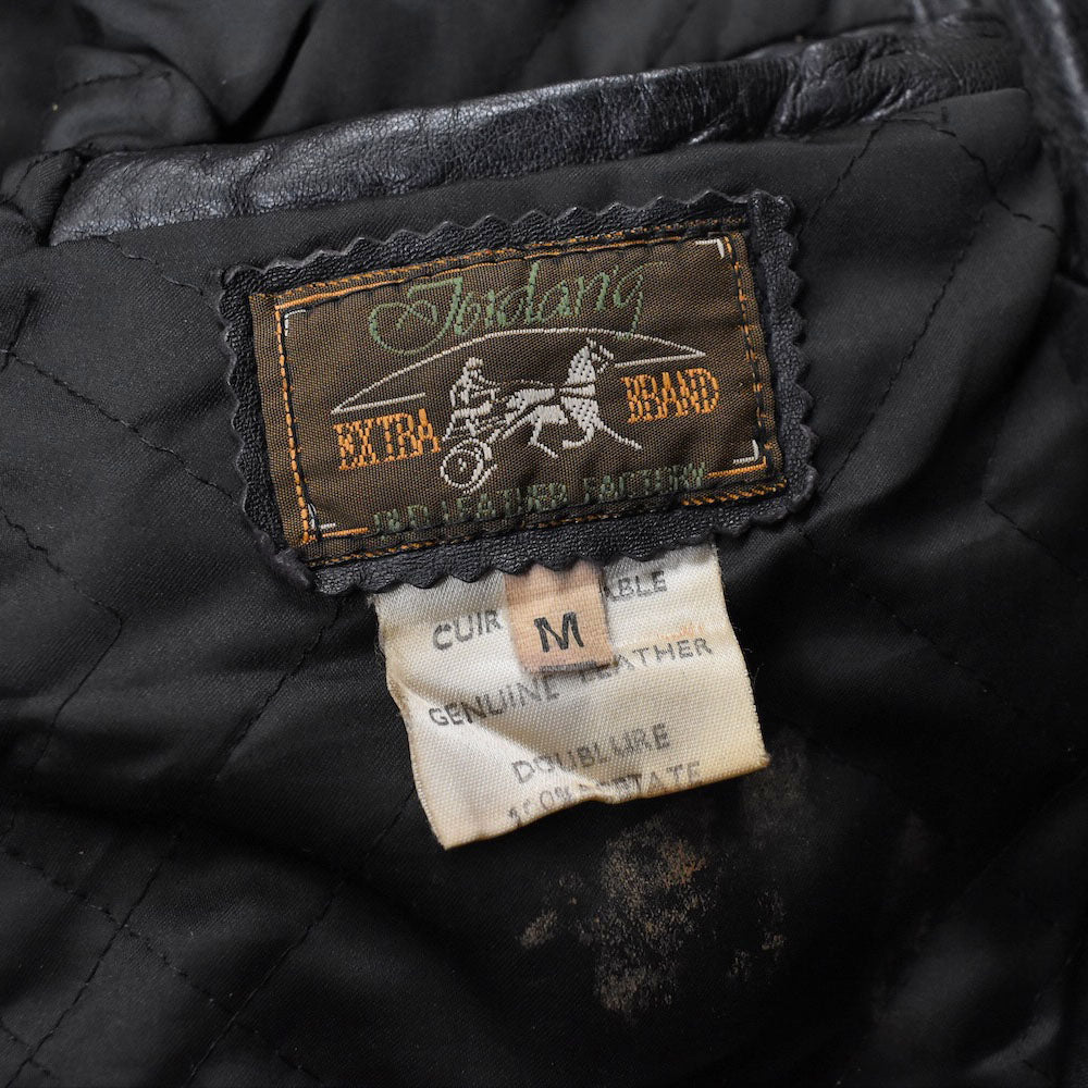 80’s Jordano ダブルジップ レザージャケット 251104H