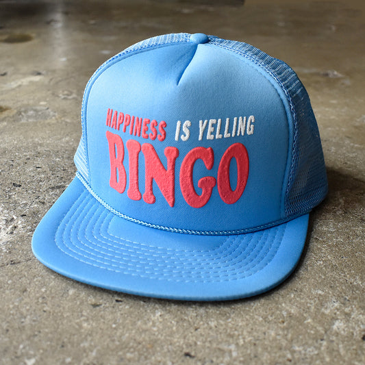 90's デッドストック “Happiness is Yelling BINGO”  メッシュキャップ 250709H
