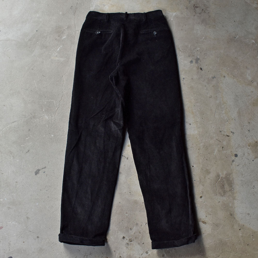 90’s Polo Ralph Lauren 太畝コーデュロイパンツ スラックス ITALY製 231003