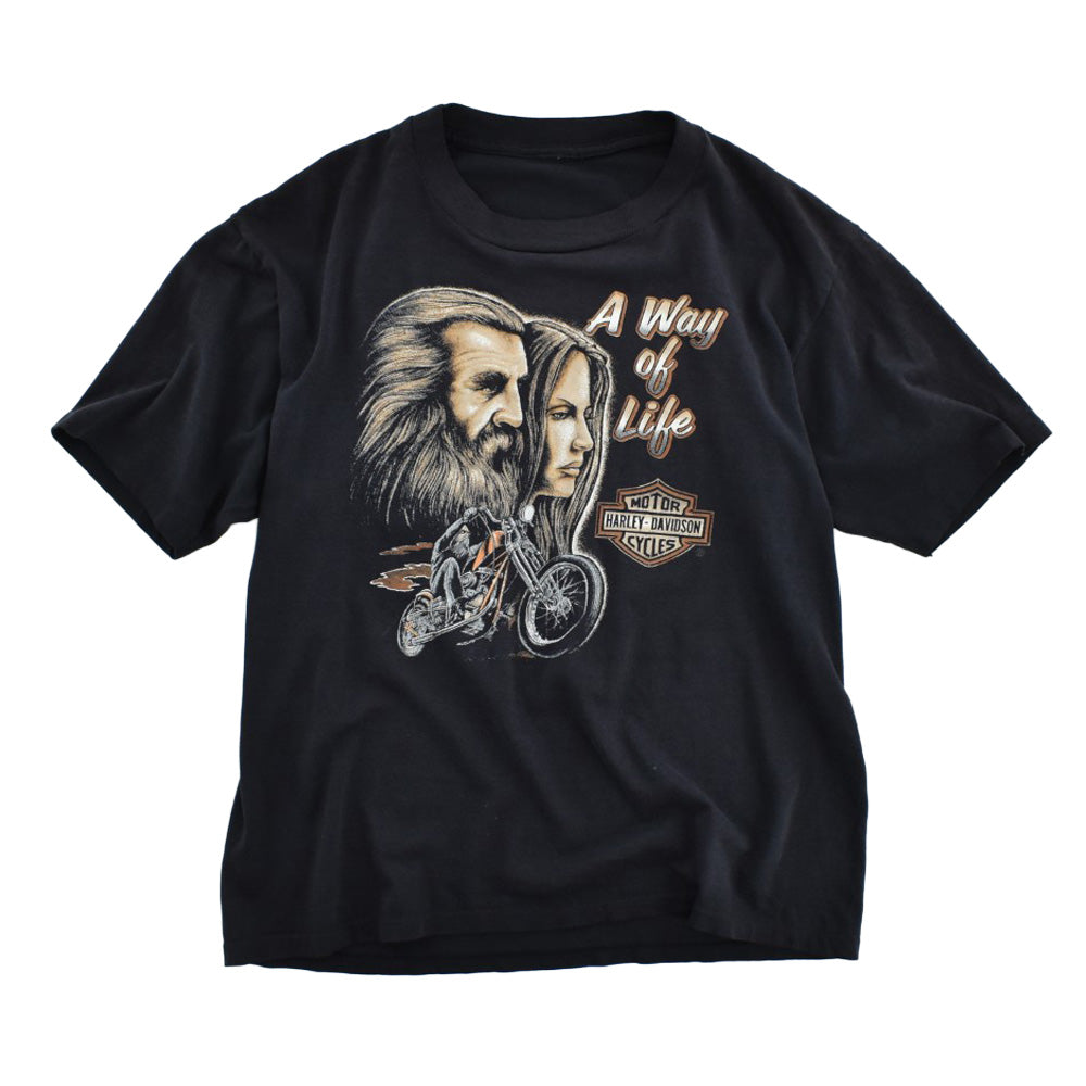 80's HARLEY-DAVIDSON "A Way of Life" Sturgis ハーレーT 260630H