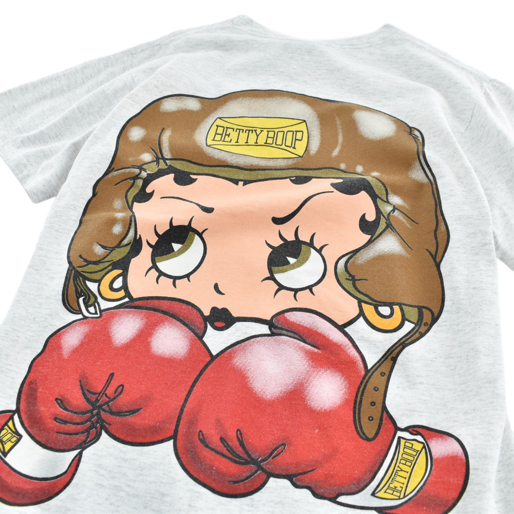 90's Betty Boop ボクシング 両面プリント キャラT USA製 260821H