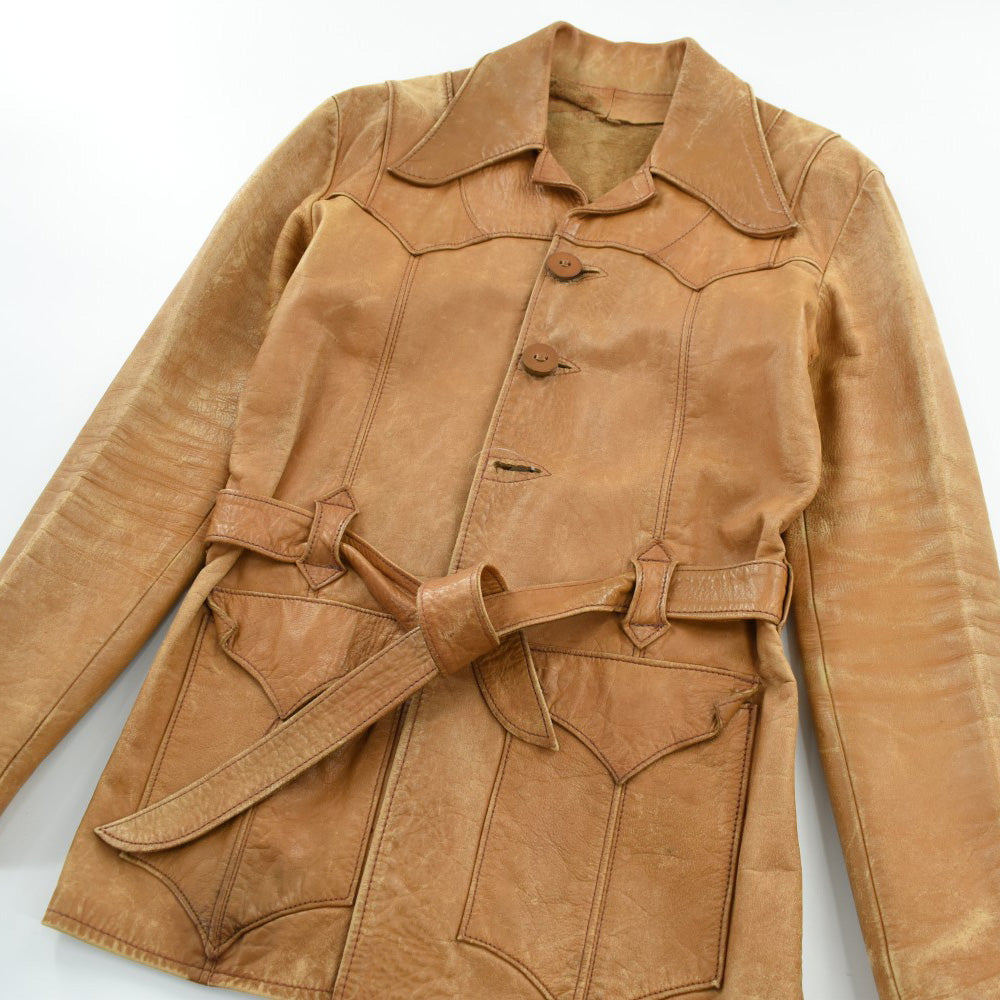 70's East West Musical Instruments "YUCCA" レザーコート  260109H