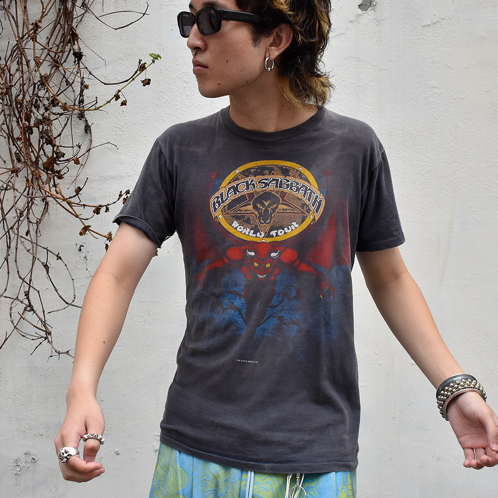 80's BLACK SABBATH “Mob Rules” World Tour Tシャツ 230920H