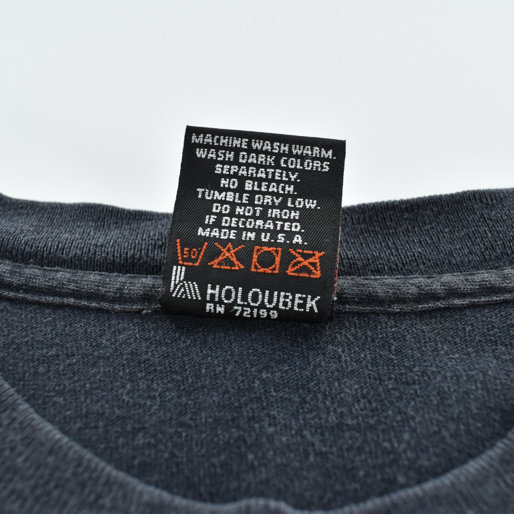 90's HARLEY-DAVIDSON "NO BOUNDARIES" 狼&炎 ハーレーTシャツ USA製 260626H